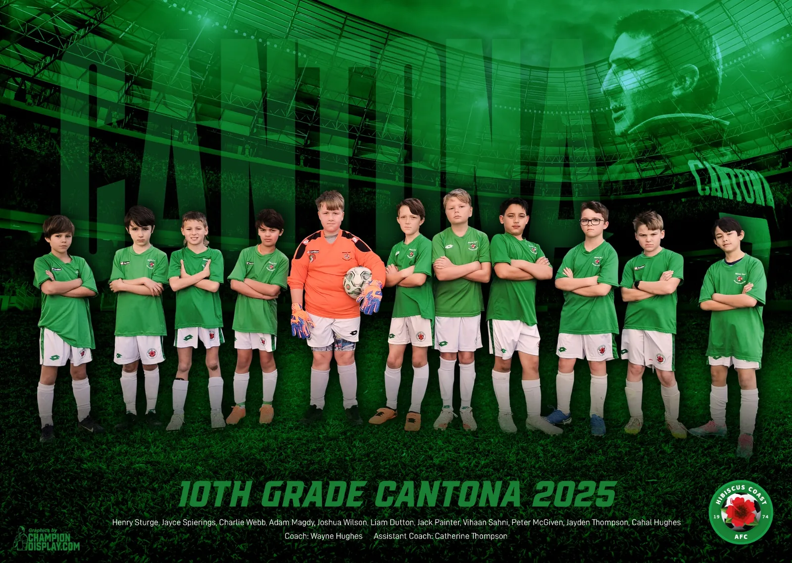 Team poster being created